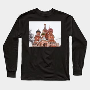 St. Basil's Cathedral in Moscow, Russia Long Sleeve T-Shirt